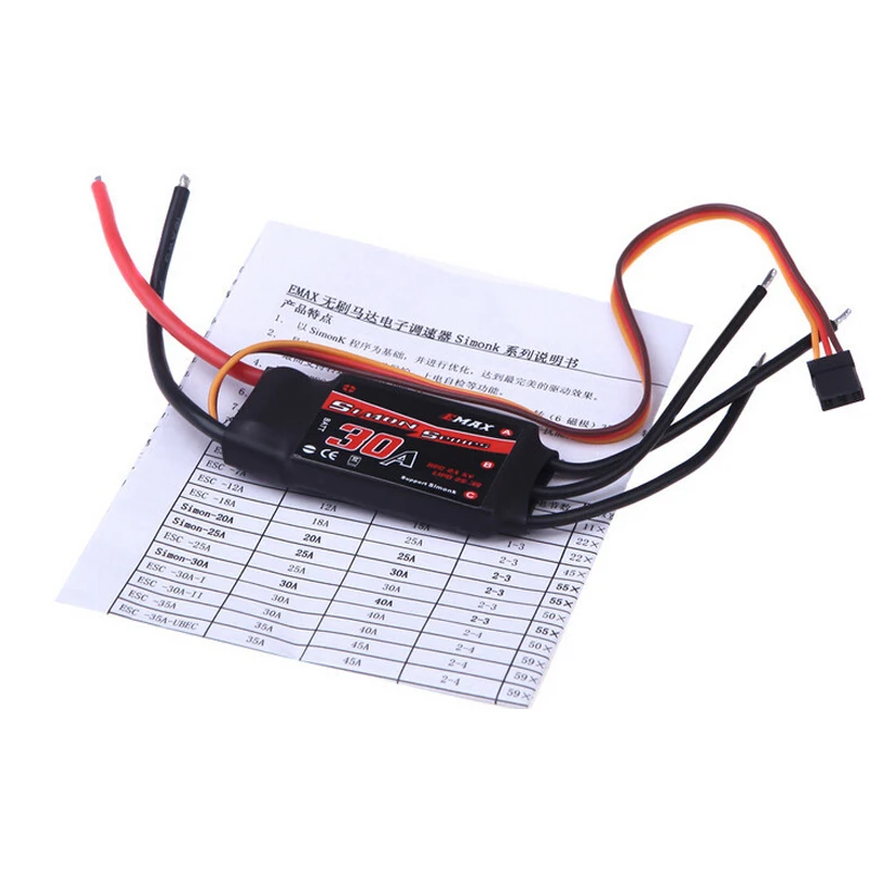 Оригинальный двигатель EMAX XA2212 820KV 980KV 1400KV с Simonk 30A набор ESC для модели RC F450 F550