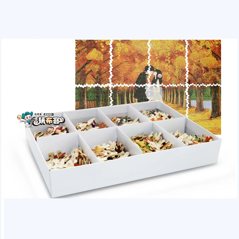 Пазлы для картин 1000 штук Развивающие деревянные игрушки взрослых детей детские