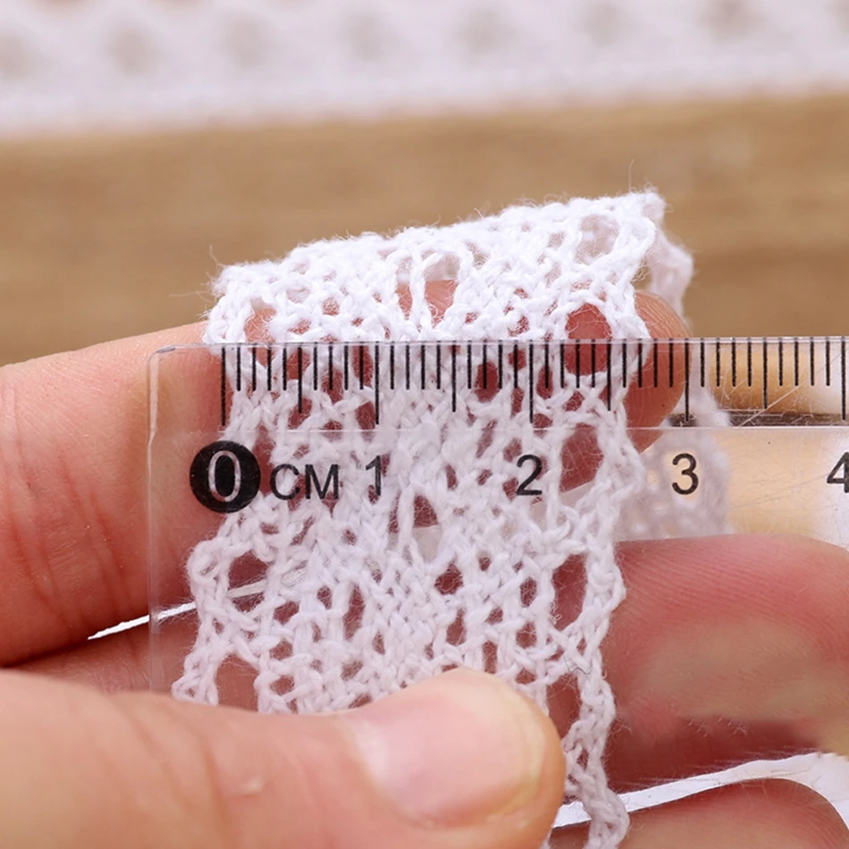 2 м белый хлопок кружево отделка шитье одежды своими руками натуральное ткань