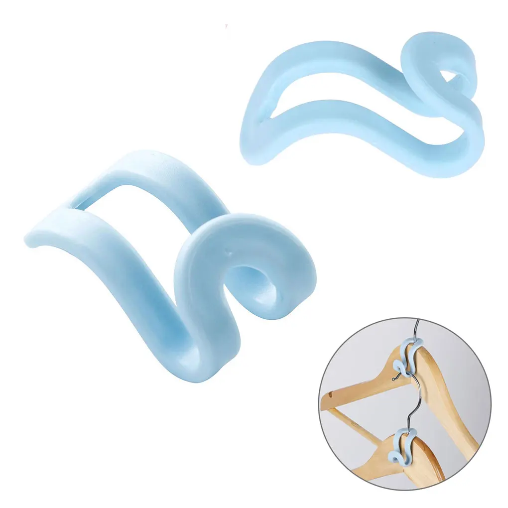 

Многофункциональная пластиковая вешалка для одежды, 5 шт./компл., нескользящая стойка для хранения, крючок для пальто, органайзер для хранен...