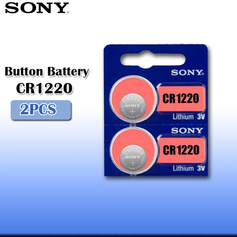 2 шт. sony CR1220 100% оригинальная литиевая батарея для автомобильных ключей часы с