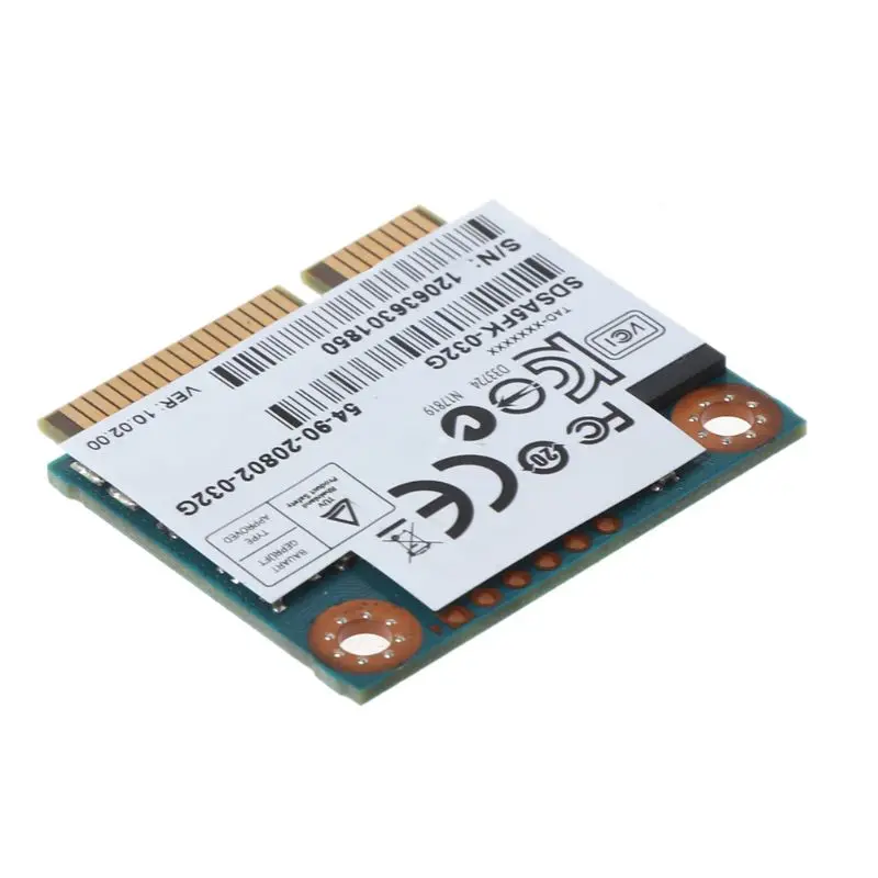 

Half Size MSATA 32G SDSA5FK-032G Adapter Card Converter for PC Computer