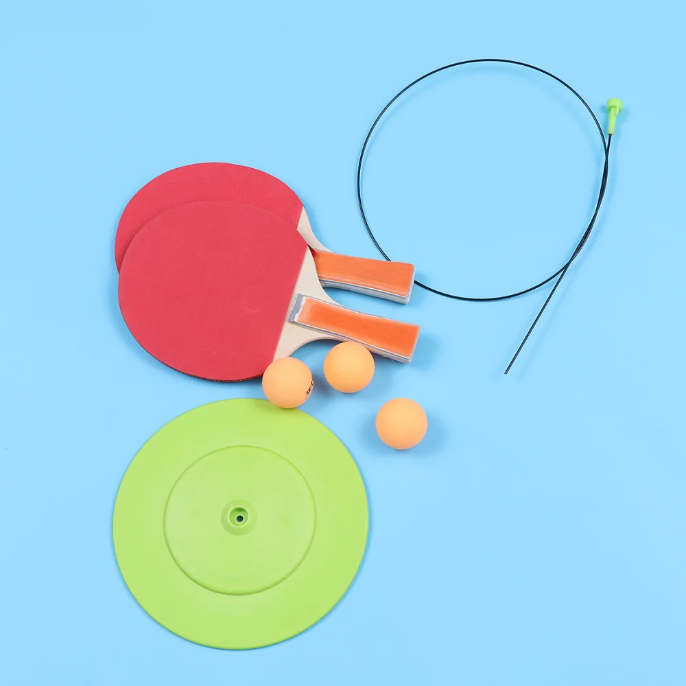 

1 Set Table Tennis Device Elastic Table Tennis Training Appliance Sports Training Device Educational Plaything for Boys Girls (W