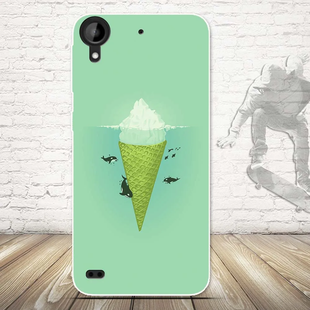 Чехол для HTC Desire 530 чехол Мягкая силиконовая задняя крышка 3D TPU с принтом чехлы