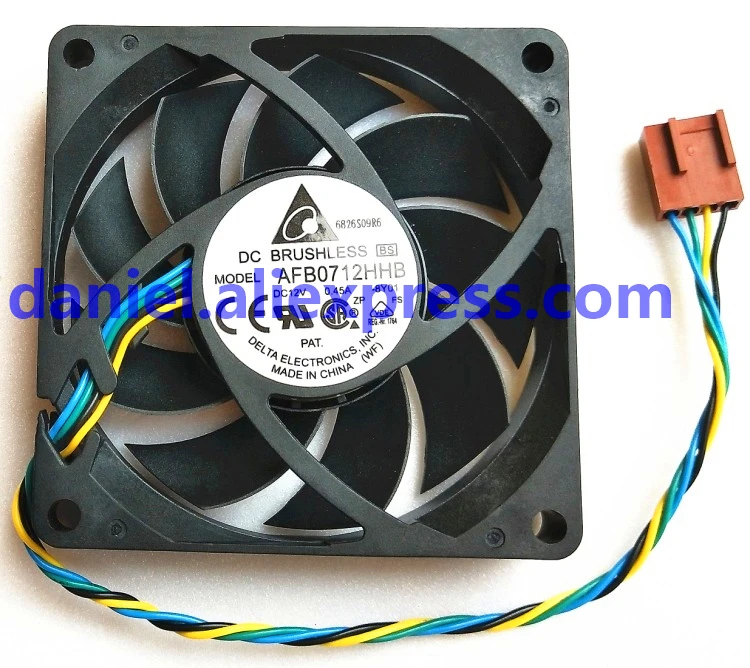 Новый оригинальный AFB0712HHB 12V 0.45A 7015 4PWM контроль температуры шариковый вентилятор