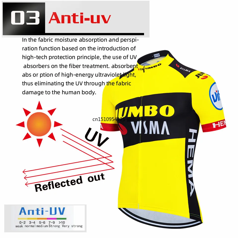 

2020 new JUMBO VISMA cycling TEAM jersey 9D bike shorts suit Ropa Ciclismo mens summer PRO bicycle Maillot Pants clothing