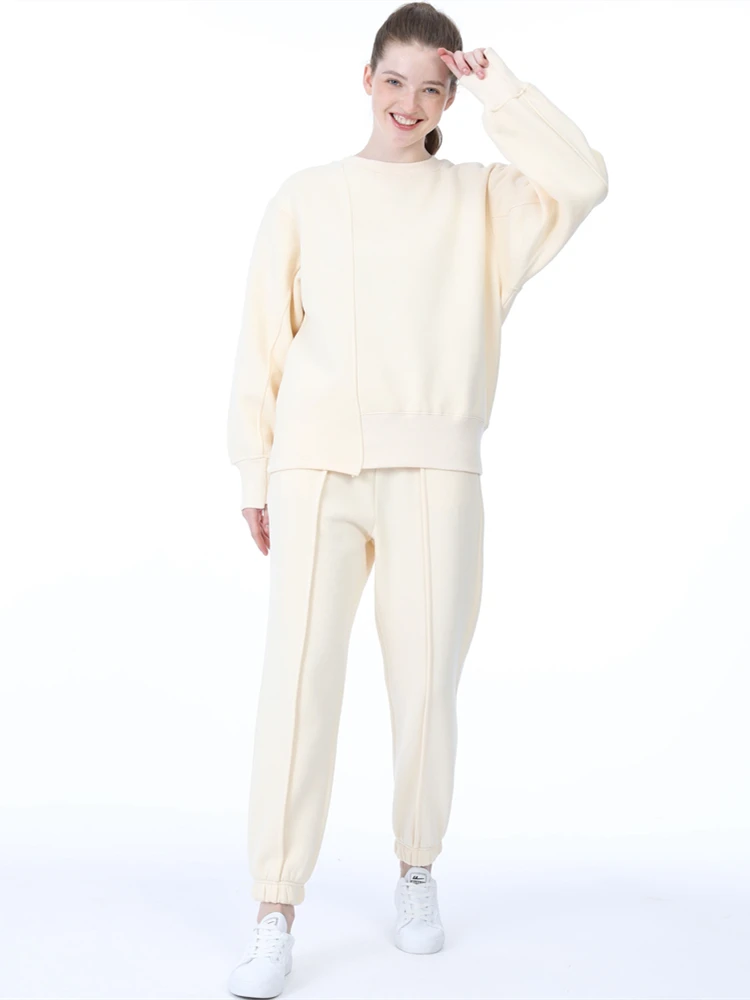 Женский спортивный костюм зимний повседневные толстовки необычный свитшот