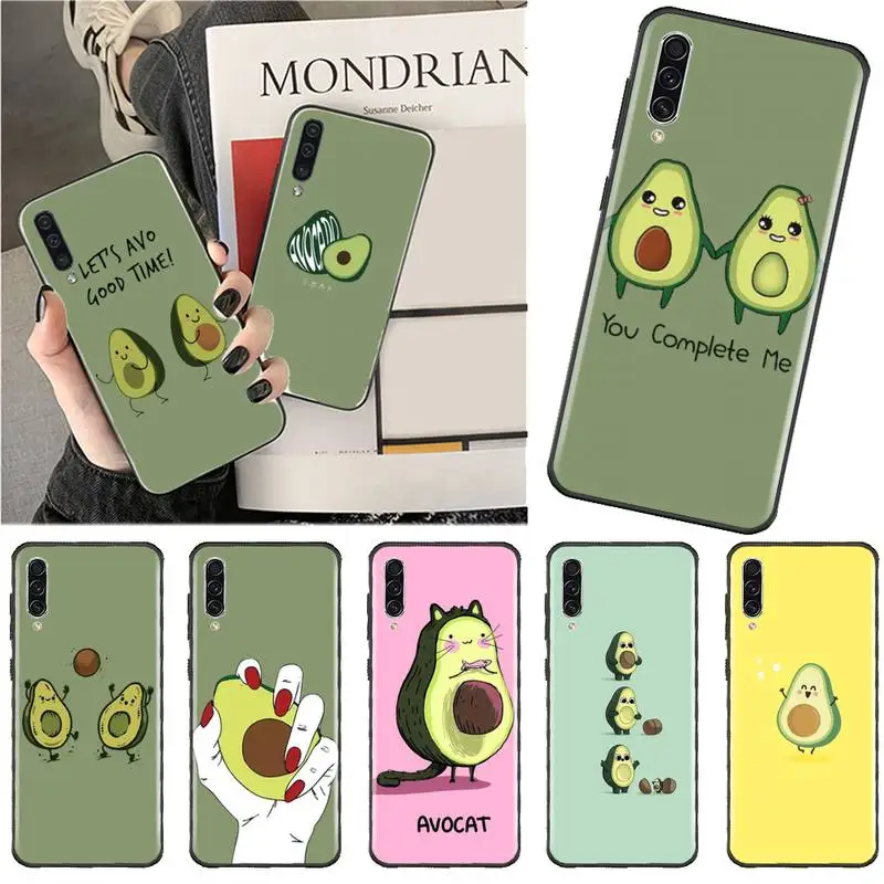 

Ottwn Cute Avocado Phone Case For Samsung A40 A50 A51 A71 A20E A20S S8 S9 S10 S20 Plus note 20 ultra 4G 5G