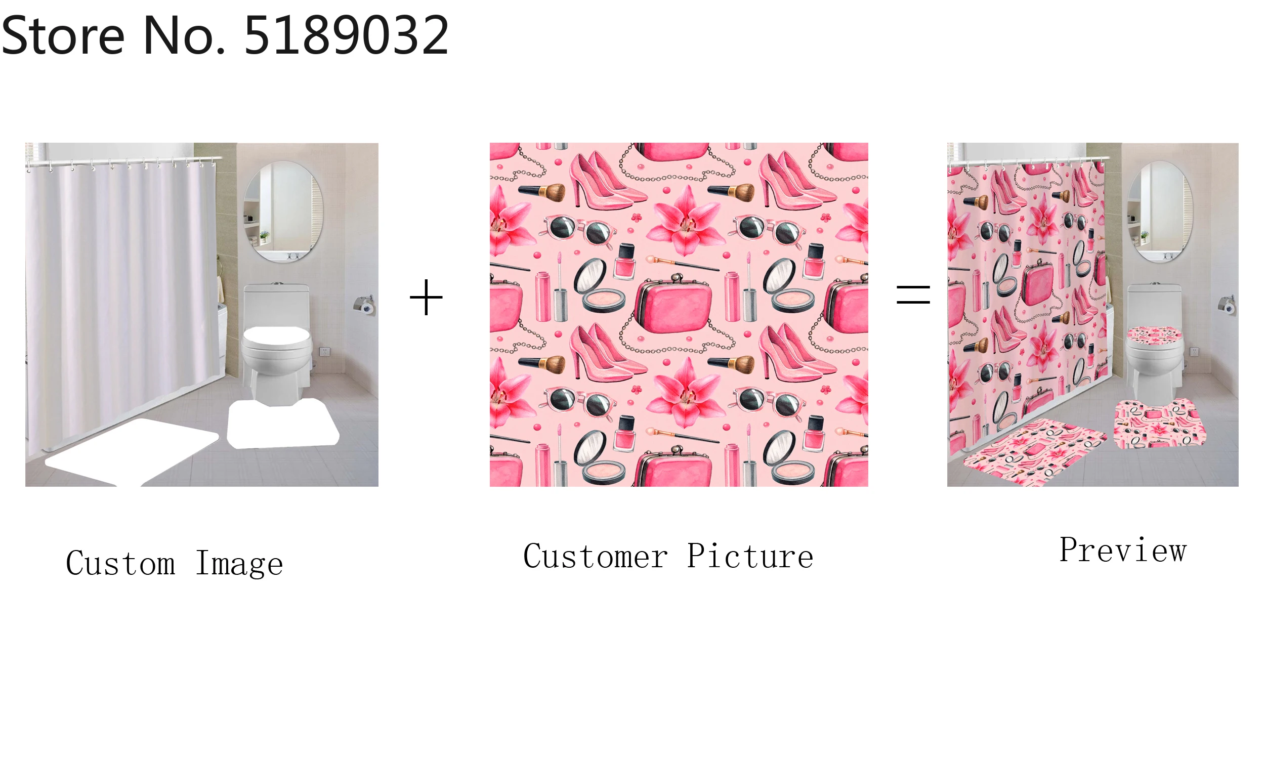 4 шт. наборы для ванной комнаты Декор дома любой дизайн под заказ