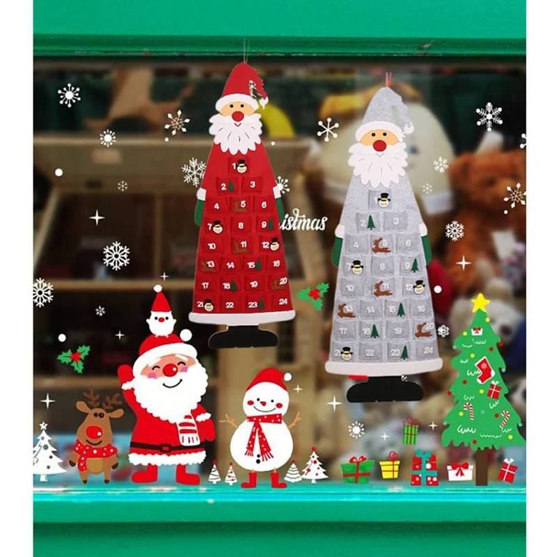 

Новогодний календарь для Деда Мороза AT69, календарь с обратным отсчетом, рождественские украшения для дома