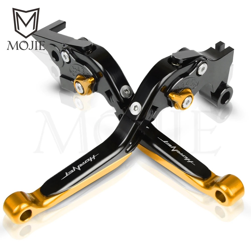 Black Gold Мотоцикл с ЧПУ Рычаги тормозного сцепления для Honda CB600F Hornet CB 600F 600 F 2007-2013 2008 2009 2010 2011 2012 рычаги тормозного сцепления - Цвет: Black Gold