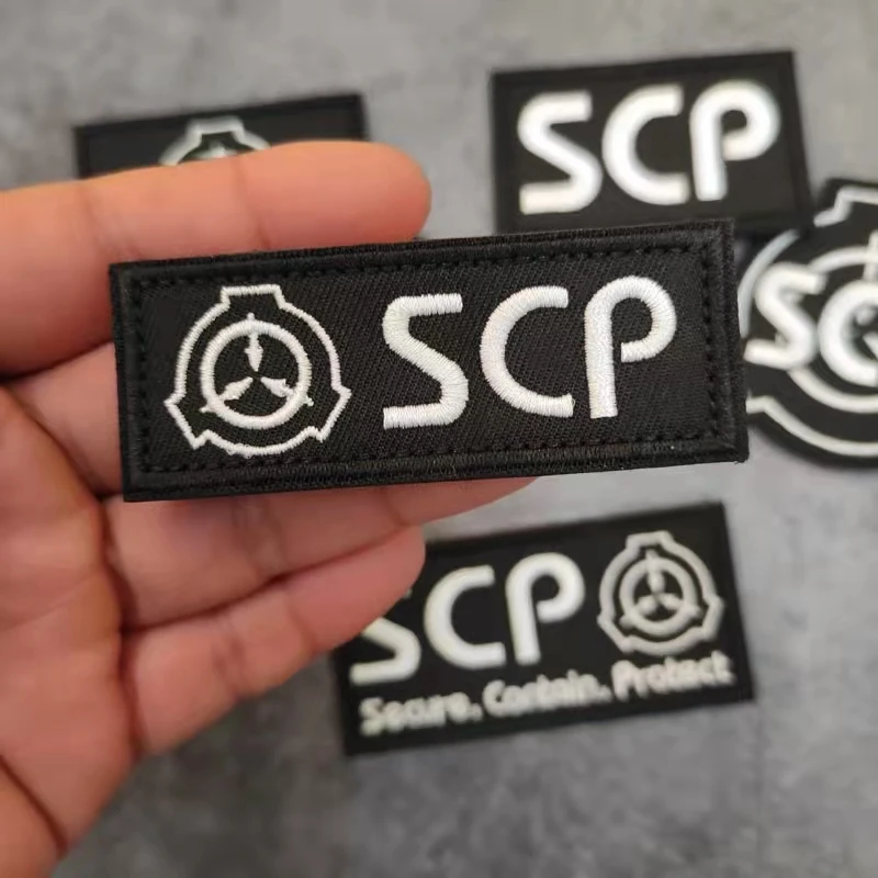 SPC основа Вышивка Липучка SCP логотип сверхнатуральная Биологическая патч для