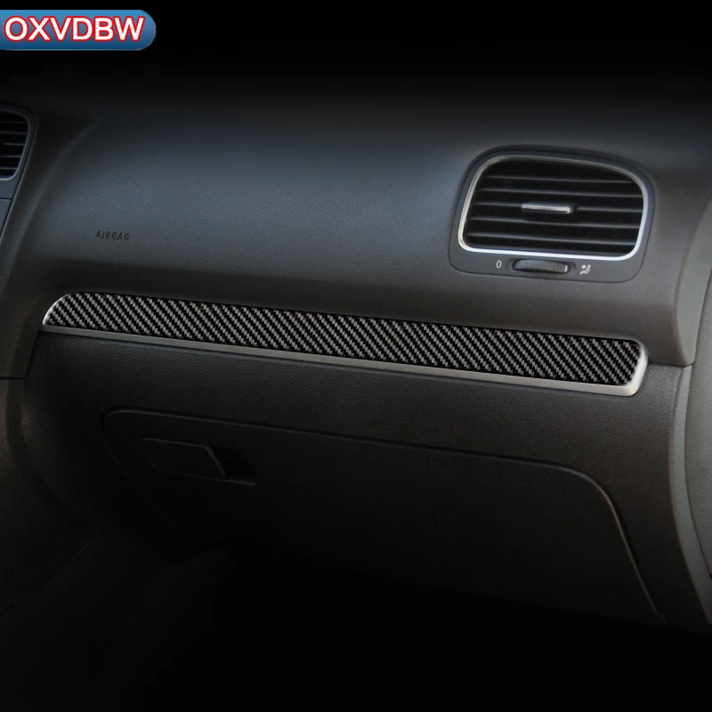 Для volkswagen golf 6 mk6 R Декоративная полоса из углеродного волокна для салона