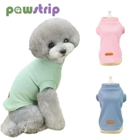 spring summer pet dog t shirt breathable dogs shirt simple puppy vest for chihuahua pomeranian small dogs costume ropa para