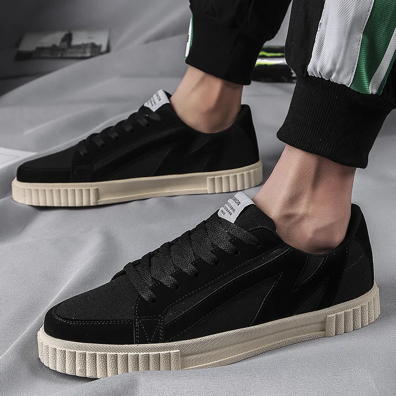 sneakers men and women classic canvas skate shoes Anti-Slippery lace-up leisure Hard-Wearing Breathable sport | Спорт и развлечения