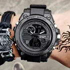 SANDA брендовые наручные часы, мужские часы, военные армейские спортивные Стильные наручные часы, двойной дисплей, мужские часы для мужчин, часы, водонепроницаемые часы