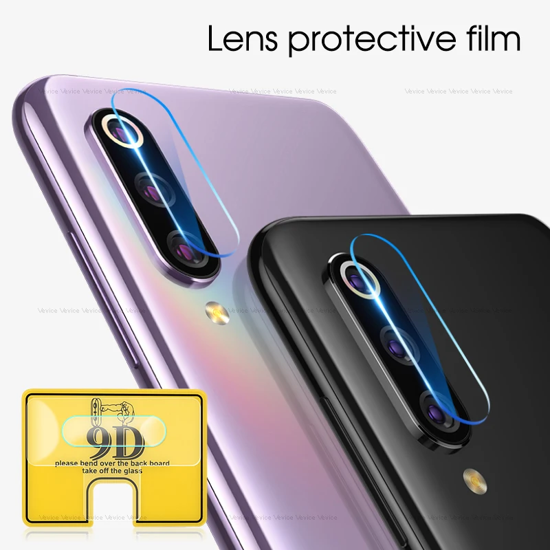 2 шт. 9D объектив для камеры закаленное стекло Xiaomi mi 9T 9 8 SE 9se 8se A3 Lite CC9 CC9E Защитная