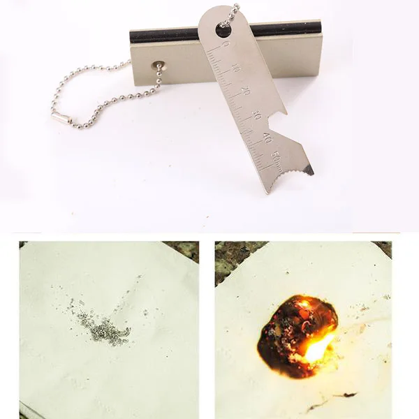 Блок огонь стартер Кремень Кемпинг Туризм Путешествия воспламенитель аварийное