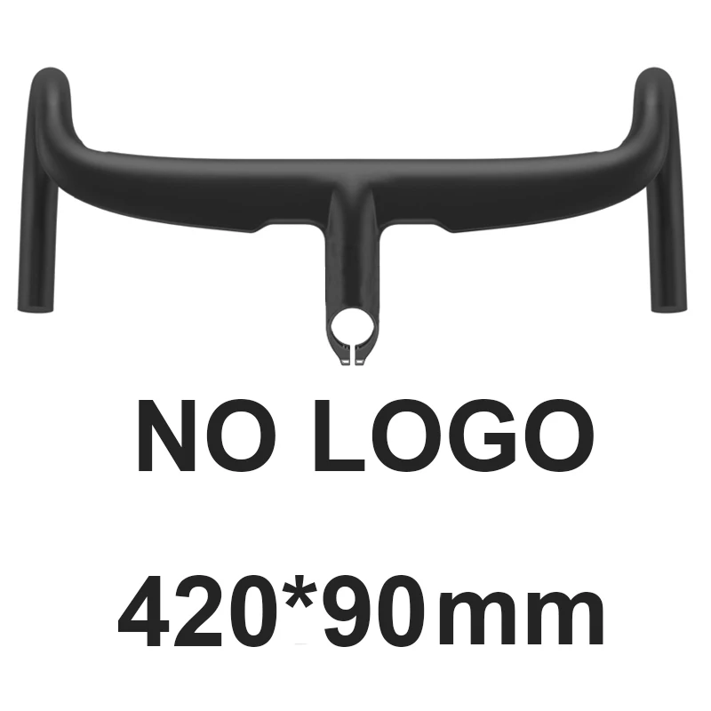NO LOGO 420X90mm AERONOVA велосипедный интегрированный ручки углеродный руль для шоссейного велосипеда Руль 28,6 мм гоночный велосипед руль 400/420/440 мм - Цвет: NO LOGO 420X90mm