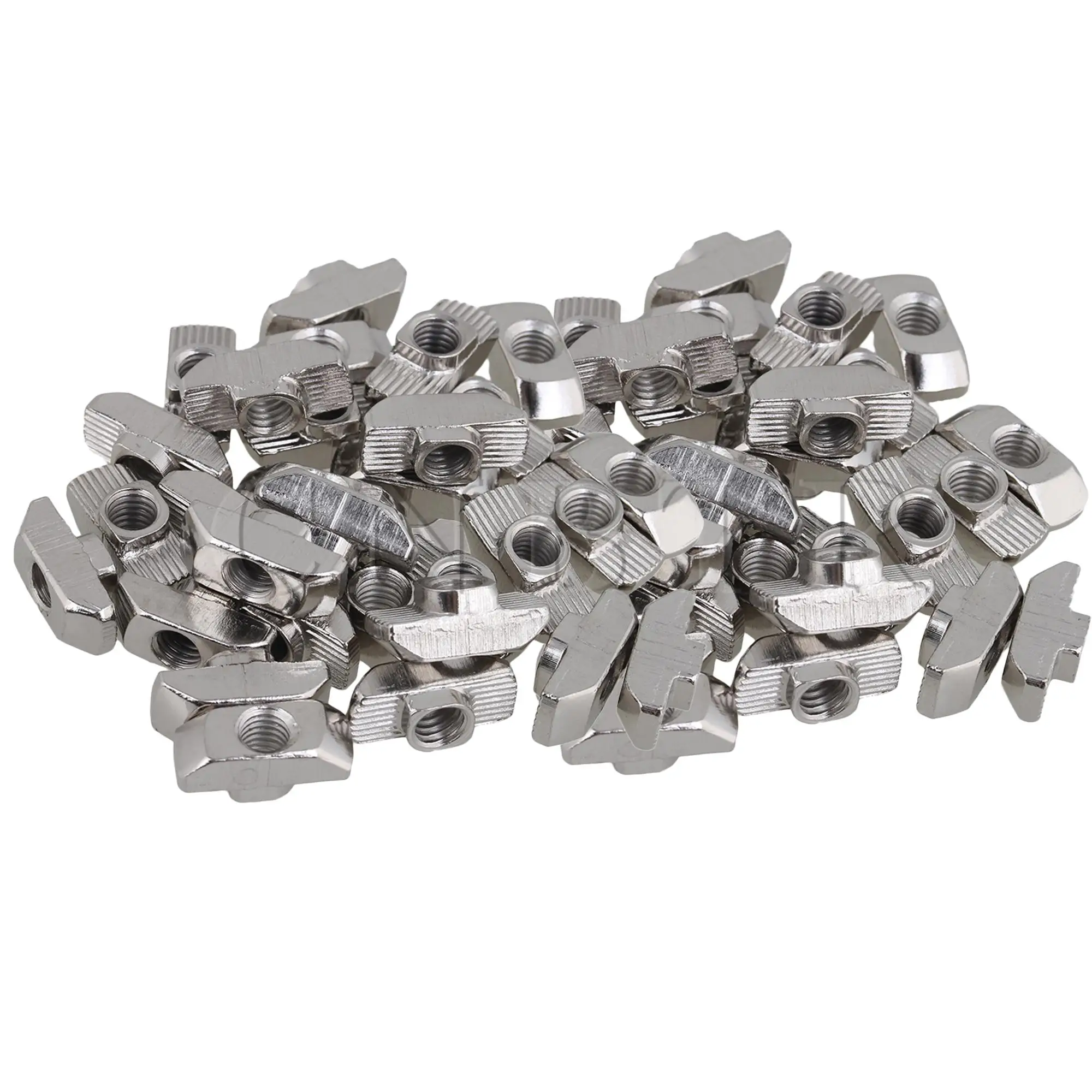 

CNBTR 60/90/120 Pieces 40 Series European M6 Drop In T-slot Nuts Aluminum Profile