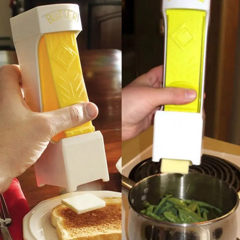 

Stick Butter Cutter Slices Squeeze Dispenser Toast Shredder Kitchen Gadgets Tool 449C