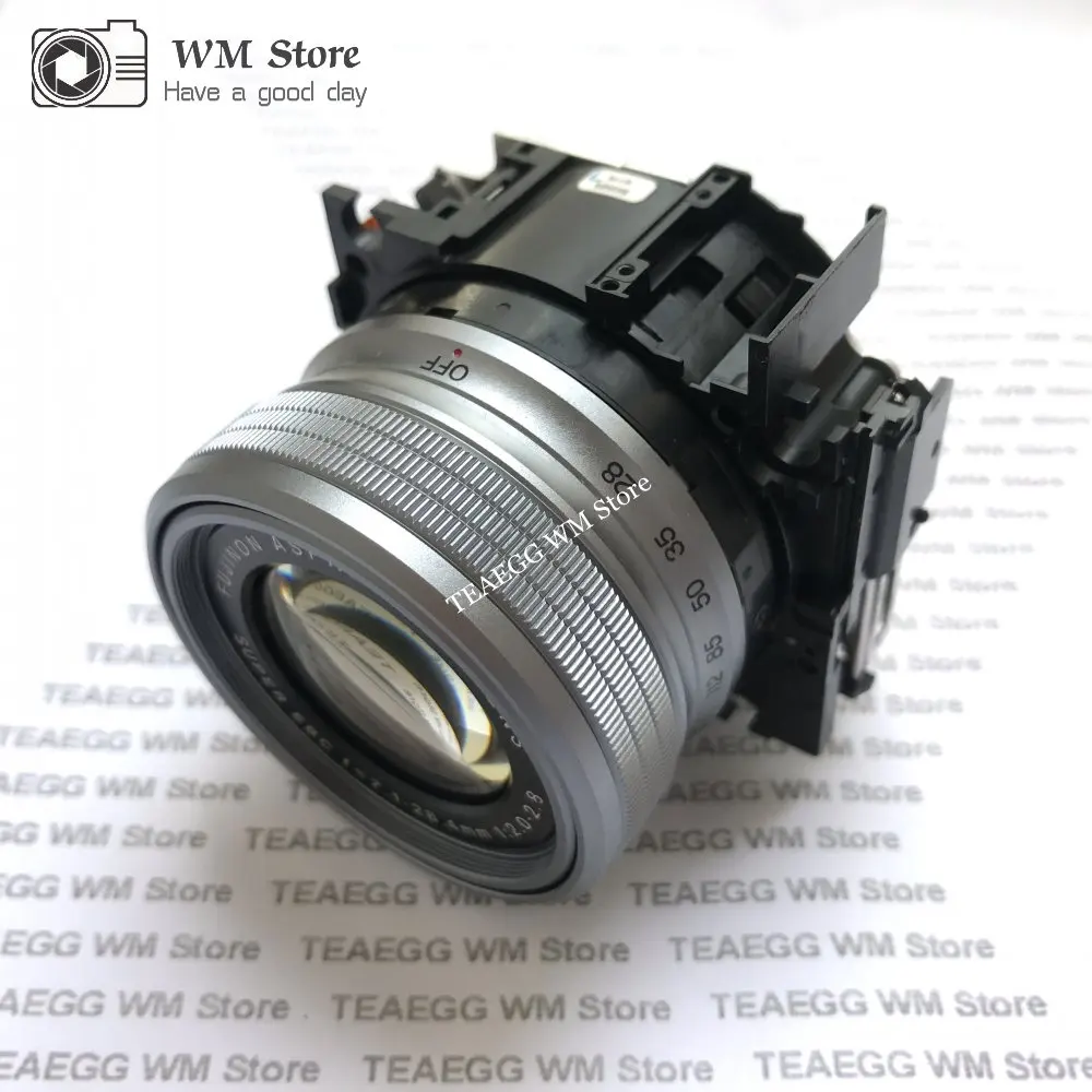 (Серебристый цвет) для FUJI FUJIFILM X20 X10 Zoom Lens Group (без CCD) камера Запасная часть|Запчасти