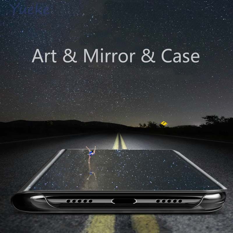 For Samsung Galaxy M10 M20 M21 M31 M30 M30S M31S M62 Flip Mirror Case Luxury Smart Magnetic Vertical Stand Shockproof Cover images - 6