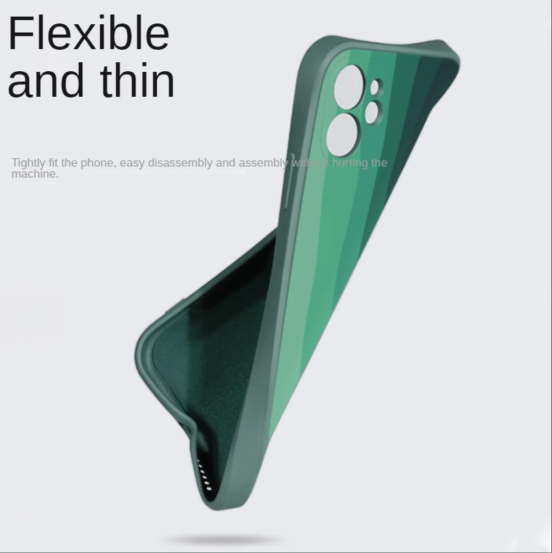For the iPhone 7 6s 8 plus original case of luxury liquid soft silicone cover for the iPhone 11 12 pro x xxx xs max shock proof