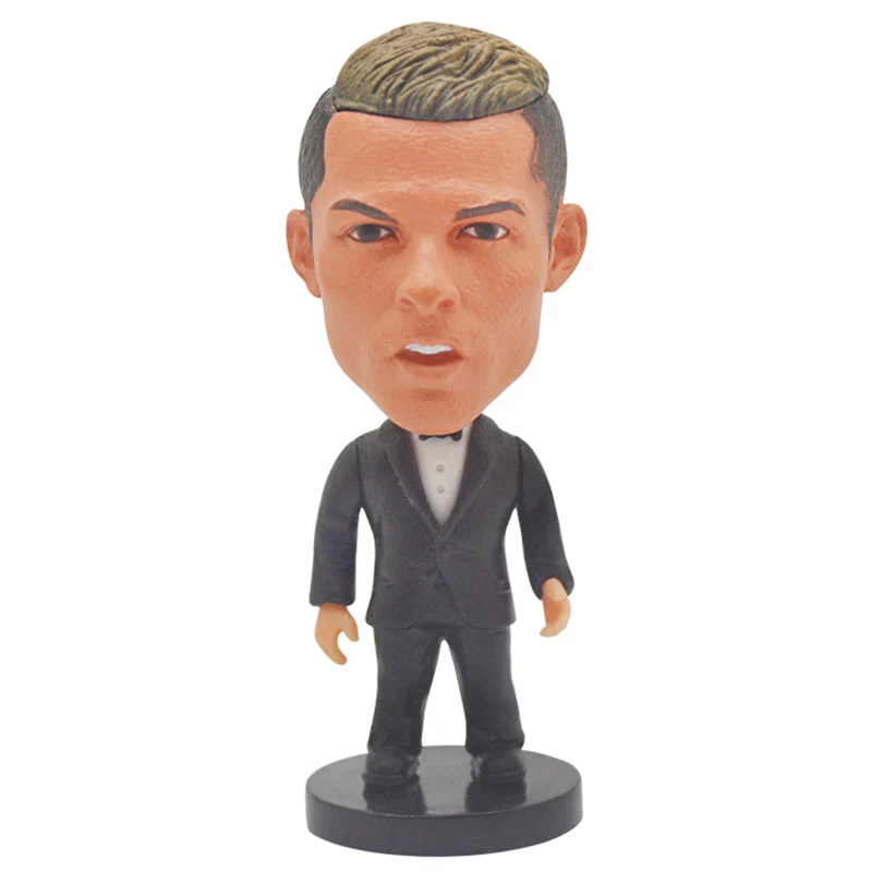 

Dolls C.RONALDO 6.5cm 2.5inch PVC Action Figure Football Player Toys Soccer Players Figures