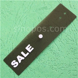 Sale Brown Вешалка для одежды с защелкой, виниловый ярлык для продажи, модный крючок для магазина, ценник со скидкой, гибкий пластиковый флаг, мешок для обуви, Новое поступление, знак - Цвет: Sale Brown