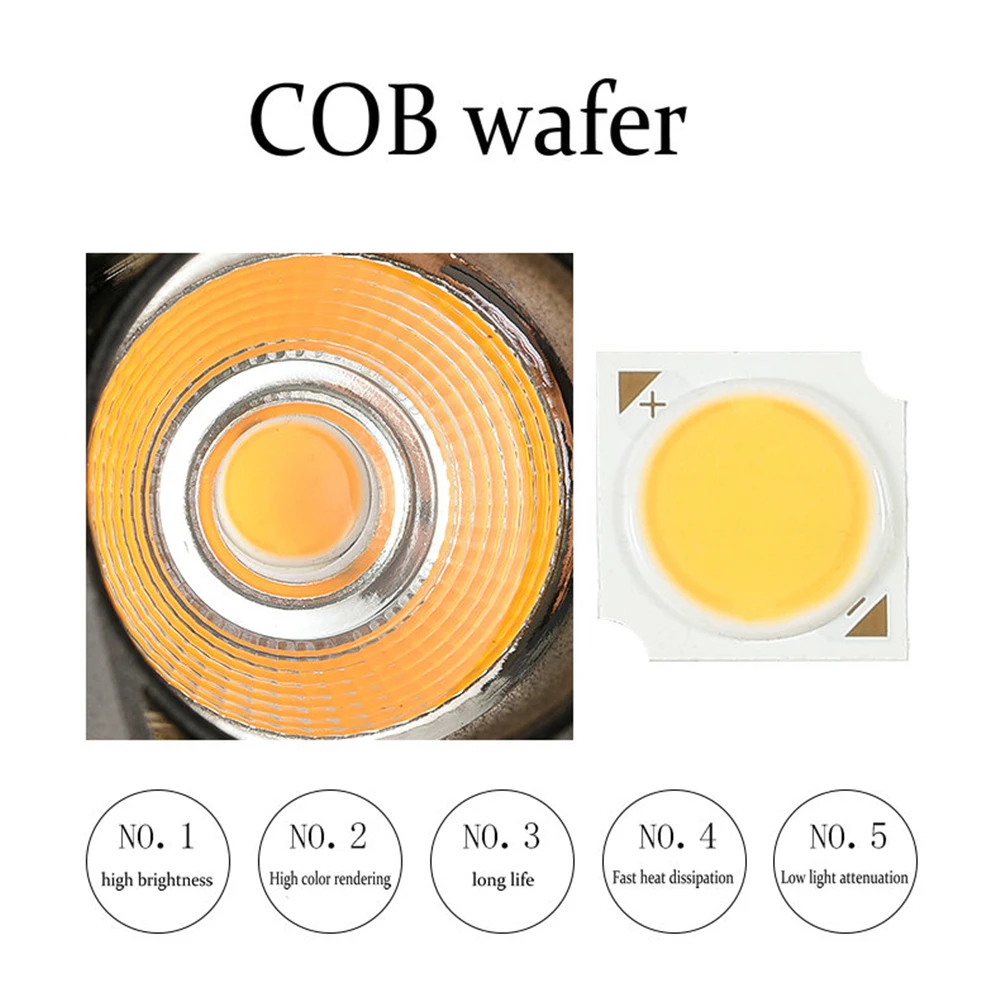 Светодиодный точечный квадратный креативный Трековый светильник COB для гостиной