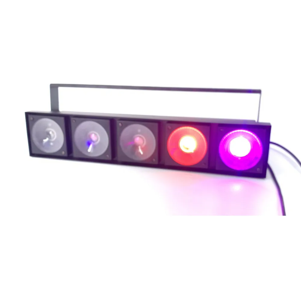 5x30 Вт 3в1 монолитный блок rgb светодиодов матричне сценическое Освещение dj свет 150 Вт теплый белый светодиодный par хорошо подходит для дискотеки профессиональное сценическое освещение