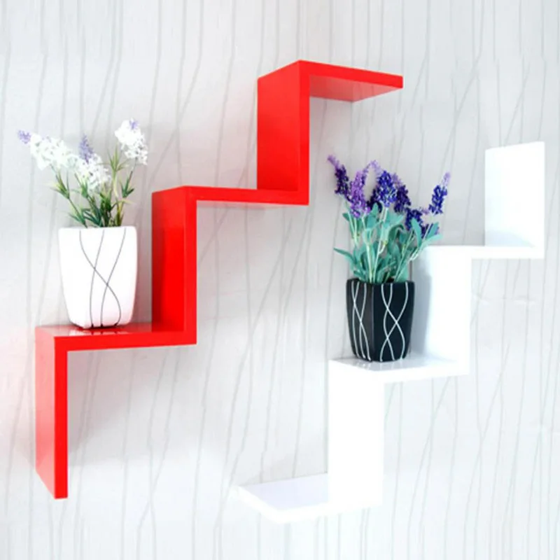 Креативная настенная полка Настенная книжная 3|Декоративные полки| |