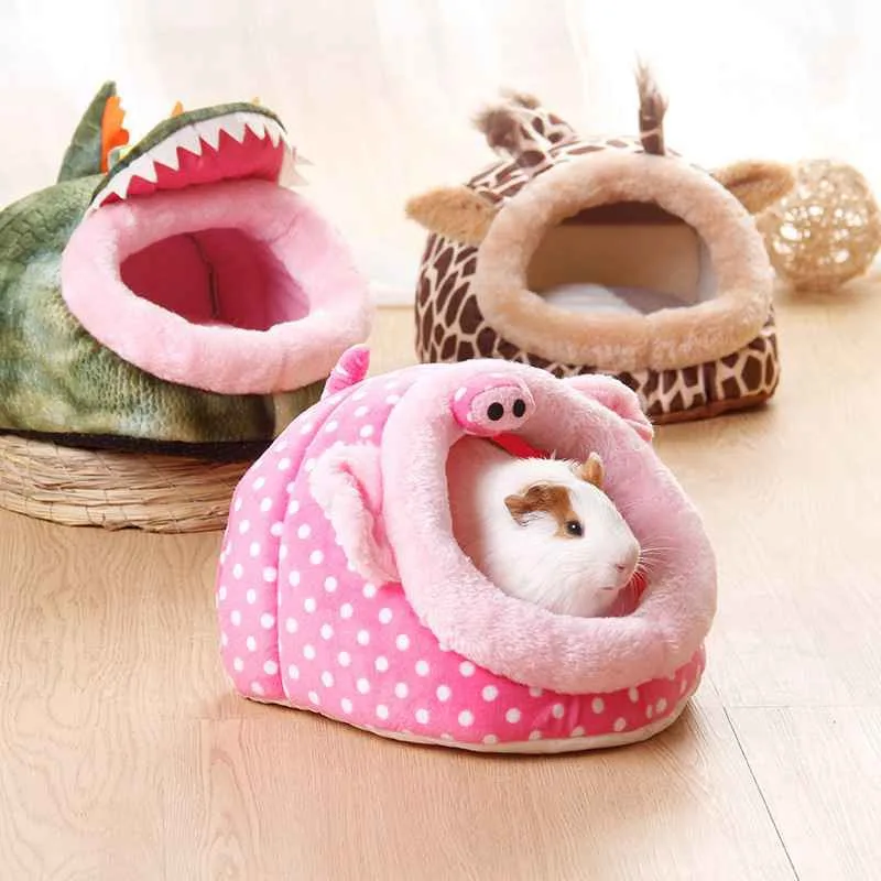 

Super Warm Hamster Cage Accessories High Quality Small Animal Bed Guinea Pig Ferrets Hamsters Hedgehogs Rabbits Rats Pet House