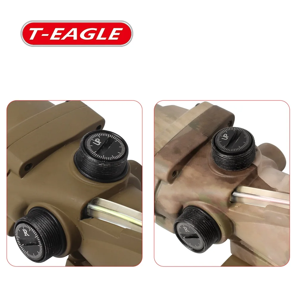 Trijicon T-eagle ACOG 1x32 оптические винтовки прицелы пятнистость красная точка M416 сетка с 20 мм креплениями прицел охотничья Оптика прицел
