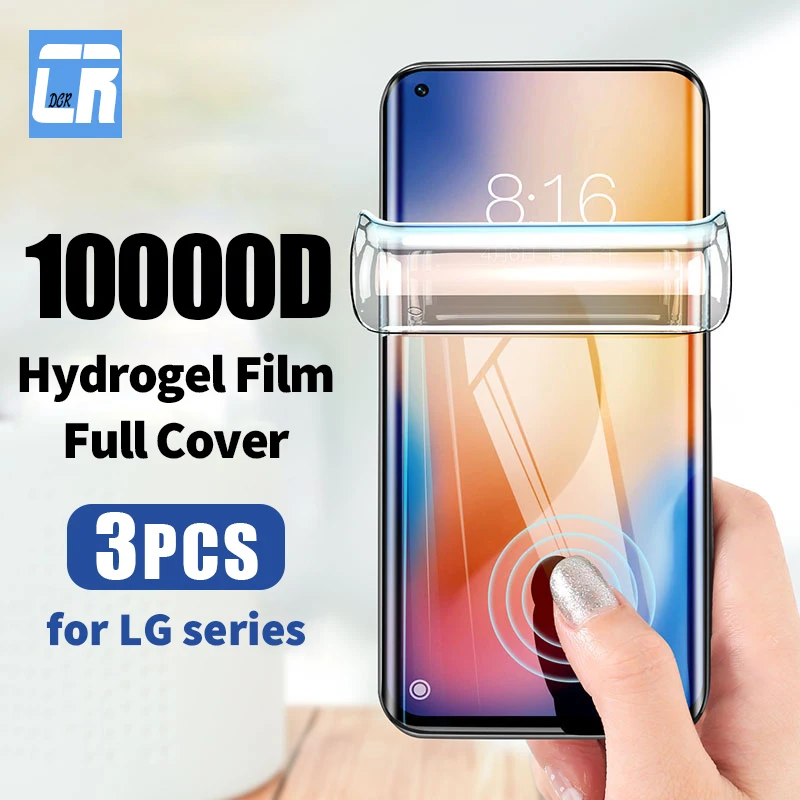 

1-3pcs Screen Protector Hydrogel Film For LG V30 V40 V50 K41 K51 K61 K92 K71 Q52 W31 W41 K42 K62 K52 K22 Plus LG Velvet No Glass