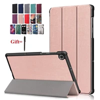 for lenovo tab m10 hd 2nd gen table cover coque funda for fundas m10 tb x306x tb x505x tb x605l case stand with stylus pen