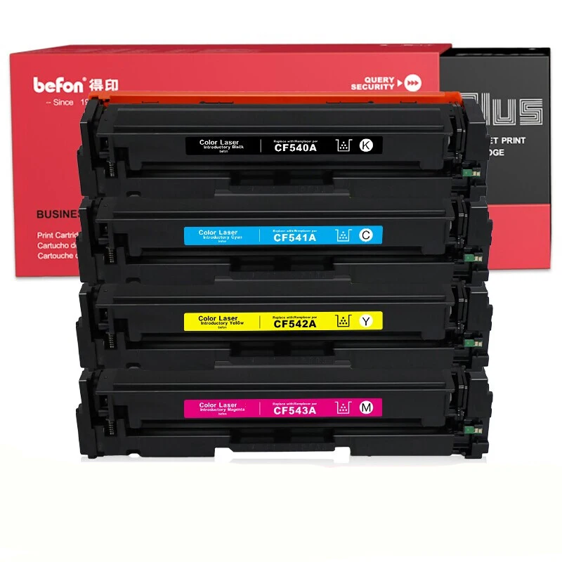 

befon 203X Toner Replacement for HP 203X 203A CF540X CF540A Toner Cartridges for HP Color Laserjet Pro M280nw M281cdw M254dw