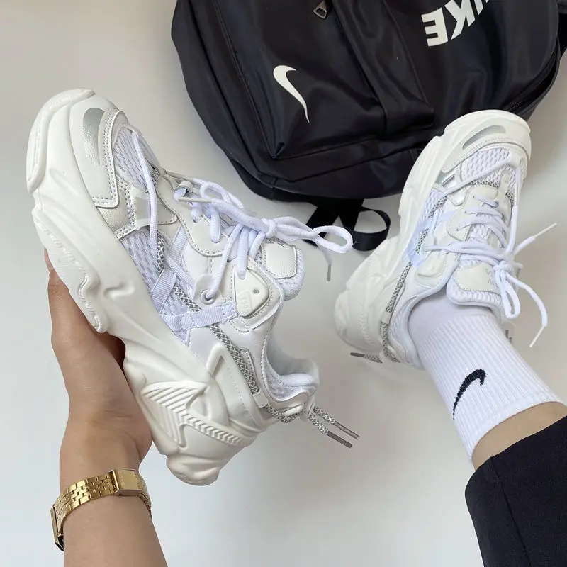 

Platform Sneakers Women's Sports Shoes Spring Summer Running Lady Fashion Breathable Casual Trainers Tennis Basketball Footwear
