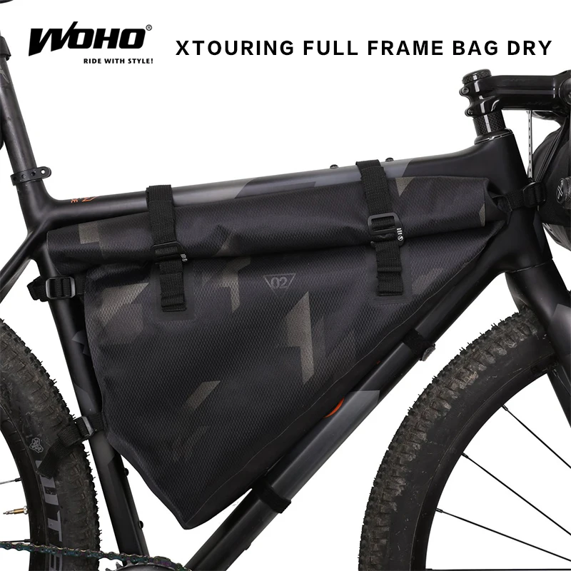 WOHO BIKEPACKING ULTRALIGHT Frame Bags,Full Waterproof Cycling Bicycle Bags for MTB ROAD TRAVEL BIKE BAGS,GRAVEL BIKE BAGS,