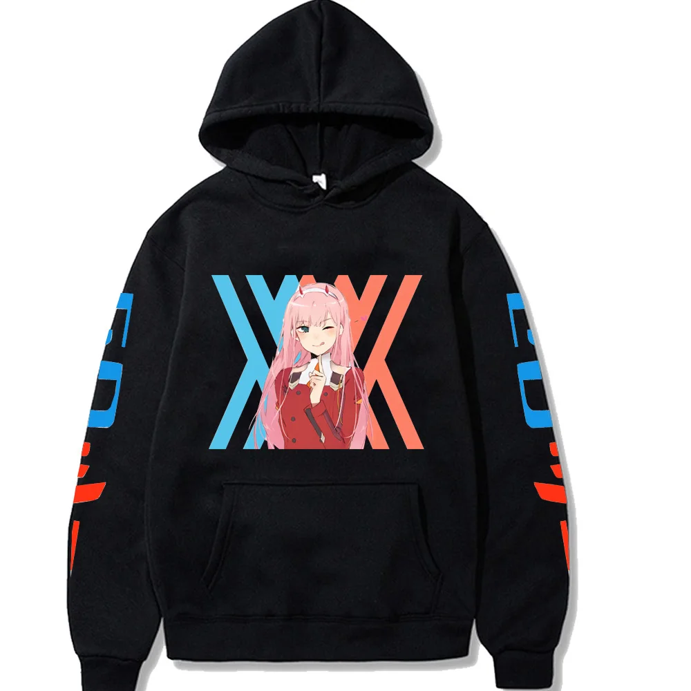 

Anime Darling In The Franxx Hoodies Zero Two Printed Hoodie Casual Sweatshirts