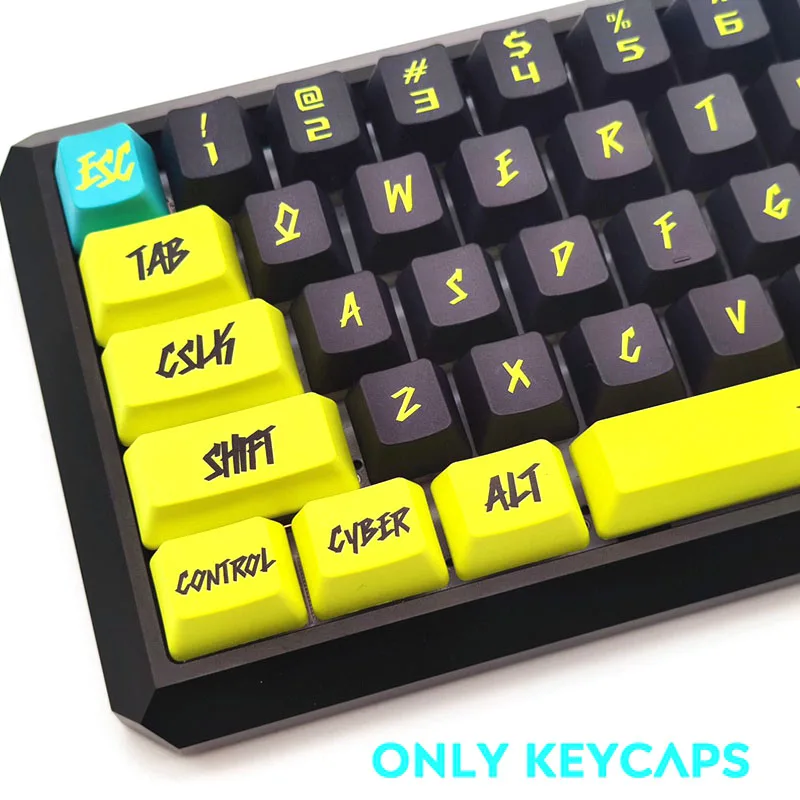 Новинка колпачки для клавиш 117 PBT OEM-SUB персонализированные Cherry MX механическая