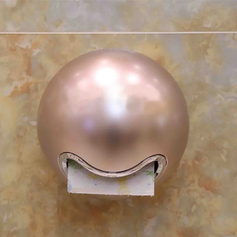 

Emoticon ABS Plastic Roll Paper Holder A Variety Of Colors Creative Roll Tissue Box for Bathroom Hotel Toilet Paper Holder