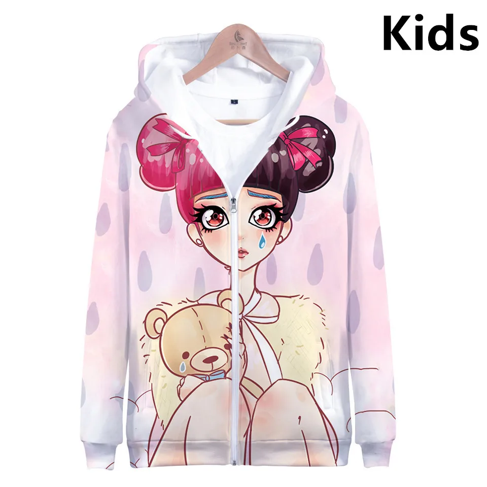 Для детей от 3 до 14 лет Детская толстовка с капюшоном принтом Cry Baby Мелани Мартинес