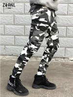 fashion men jeans slim fit camouflage pants business casual pants streetwear cargo army long trousers camo joggers sweatpants