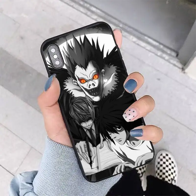 Чехол для телефона аниме Death Note чехол iPhone 13 11 12 pro XS MAX 8 7 6 6S Plus X 5S SE 2020 XR | Мобильные