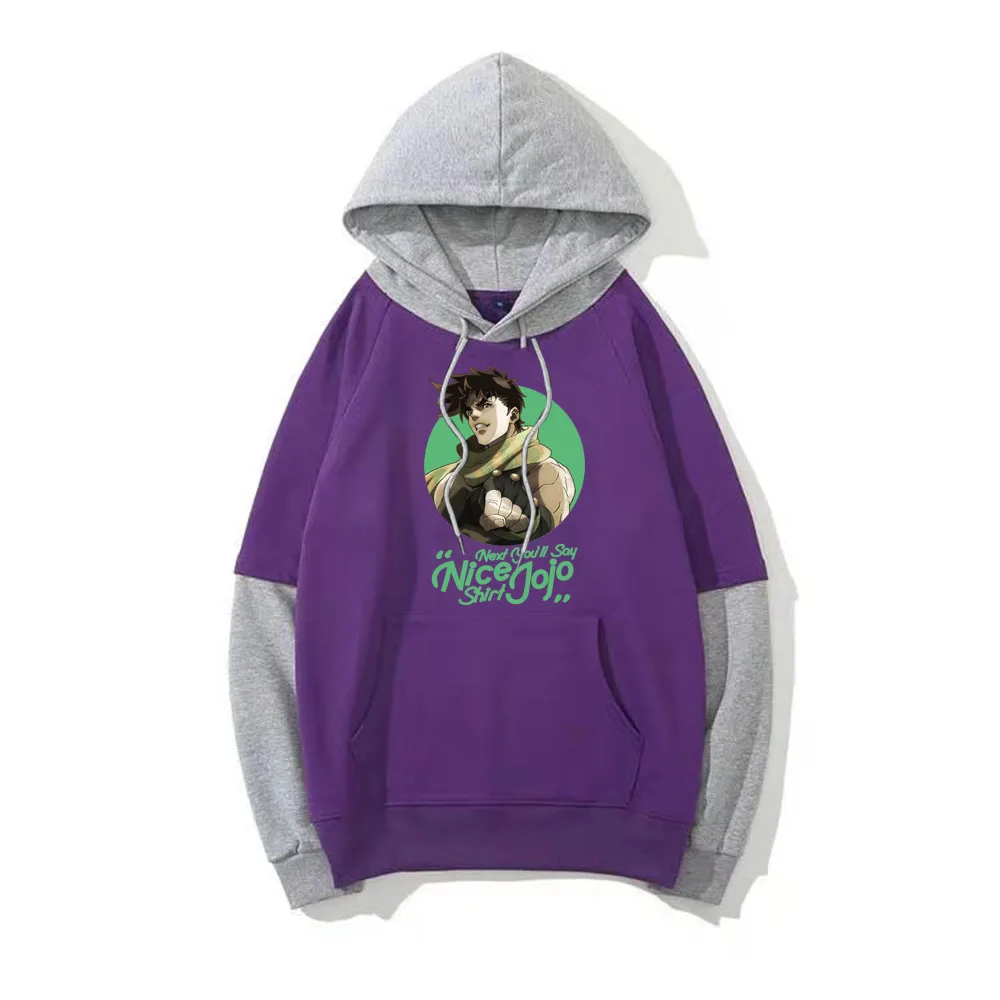 

JoJo's Bizarre Adventure Loose Popular Unisex Hoodies Anime Print Top