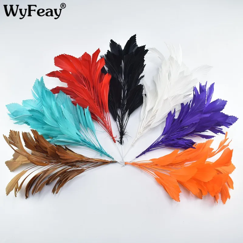 1 пучок красивых гусиных перьев цветы корсажи перья фазана для рукоделия