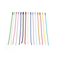 10pcs 12cm4 72inch chains 2 4mm ball bead chains fits keyringkey chaindollslabel hand tag connector diy jewelry making