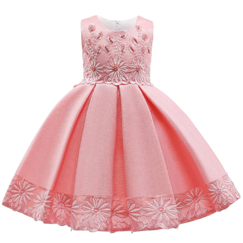 

Flower Girls Wedding Dress for Bridesmaid 2022 Teenager Girls Summer New Fashion Birthday Princess Dress Kids Evening Party Gown